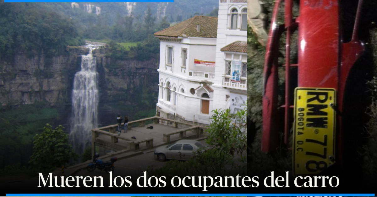 Conmoción en Colombia por carro que cayó del Salto del Tequendama se